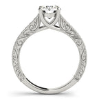 Platinum Trellis Engagement Ring - Image 2