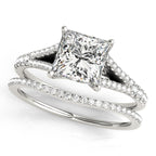 Platinum Multi-Row Engagement Ring - Image 3