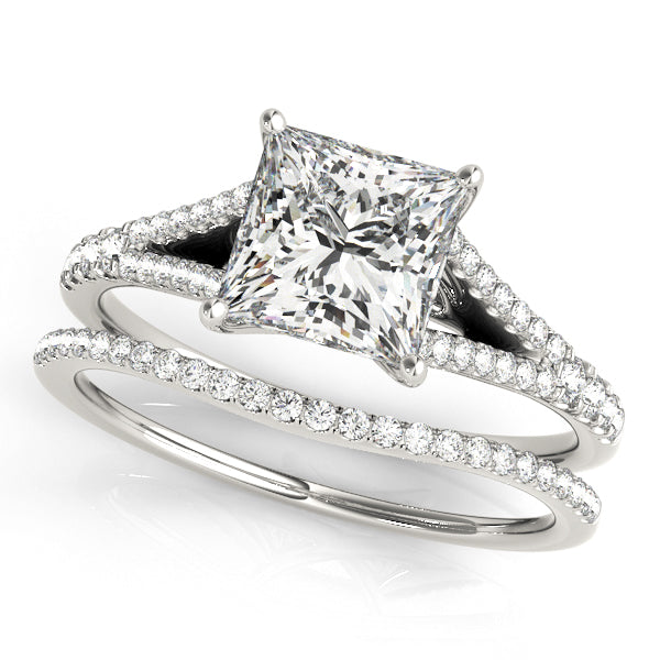 Platinum Multi-Row Engagement Ring - Image 3