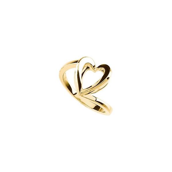 Shadow Box Heart Ring