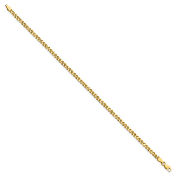 Leslie's 14K 3.0mm Wide Diamond-Cut Double Rope Chain - Image 2