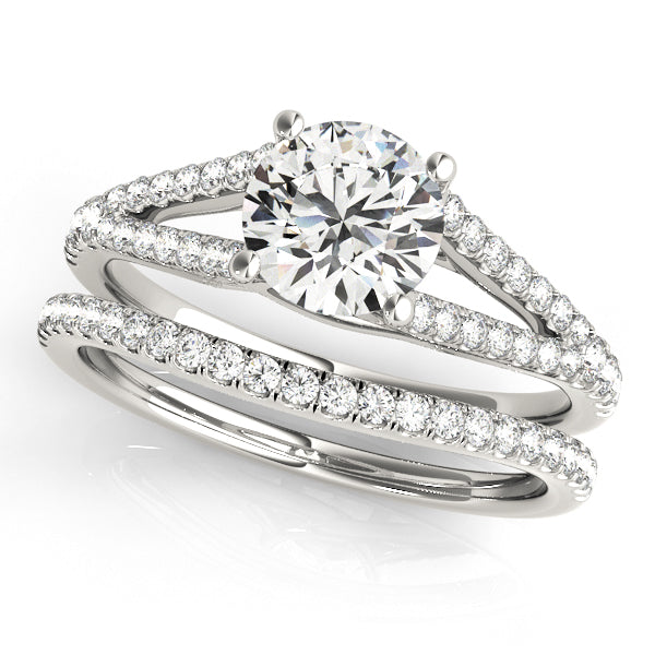 Platinum Multi-Row Engagement Ring - Image 3