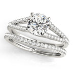 Platinum Multi-Row Engagement Ring - Image 3
