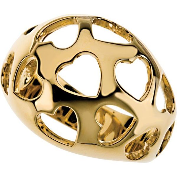Heart Dome Ring - Image 5