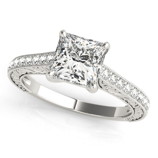 Platinum Trellis Engagement Ring
