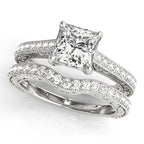 Platinum Trellis Engagement Ring - Image 3