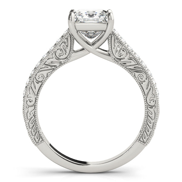 Platinum Trellis Engagement Ring - Image 2