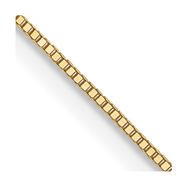 Leslie's 10K .5mm Baby Box Chain W/ Spring Ring Clasp