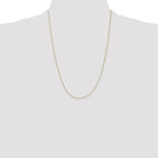 Leslie's 10k .5mm Baby Box Chain W/Spring Ring Clasp - Image 4
