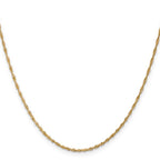 Leslie's 10K 1.3 mm Singapore Chain - Image 2