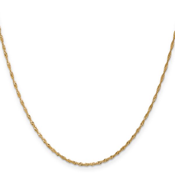 Leslie's 10K 1.3 mm Singapore Chain - Image 2