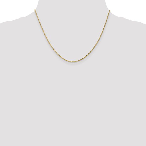 Leslie's 10K 1.3 mm Singapore Chain - Image 4