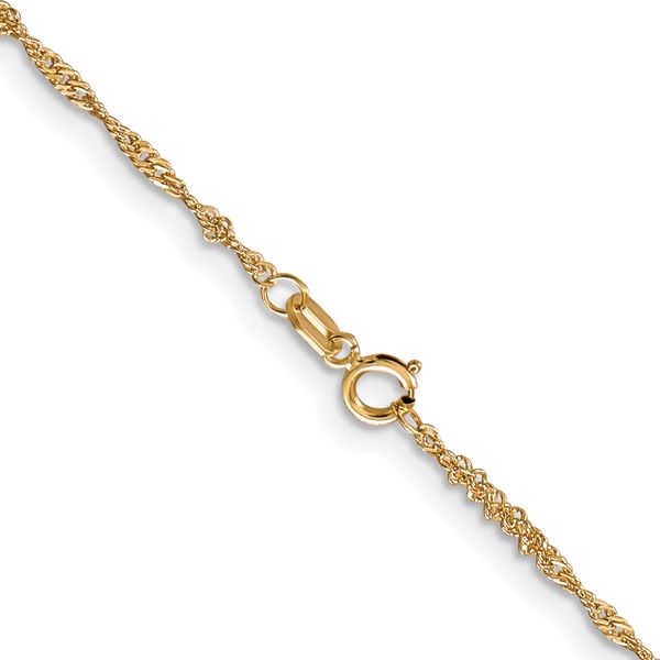 Leslie's 10K 1.3 mm Singapore Chain - Image 3