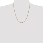 Leslie's 10k 1.3 mm Singapore Chain - Image 4