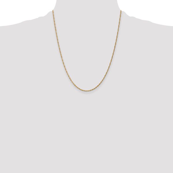 Leslie's 10k 1.3 mm Singapore Chain - Image 4