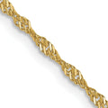 Leslie's 10K 1.3 mm Singapore Chain