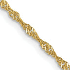 Leslie's 10K 1.3 mm Singapore Chain