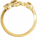 Flower & Butterfly Ring - Image 2