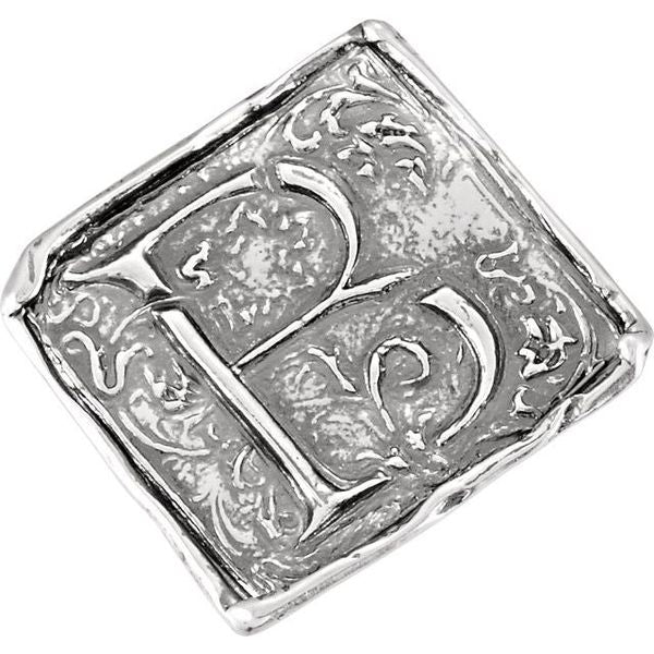 Posh Mommy® Vintage-Inspired Initial Ring