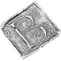 Posh Mommy® Vintage-Inspired Initial Ring