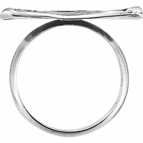 Posh Mommy® Vintage-Inspired Initial Ring - Image 2