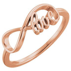 Love Infinity-Inspired Ring