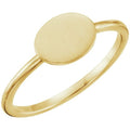 Be Posh® Engravable Signet Ring