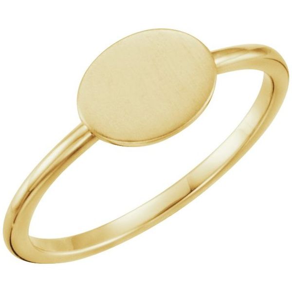 Be Posh® Engravable Signet Ring