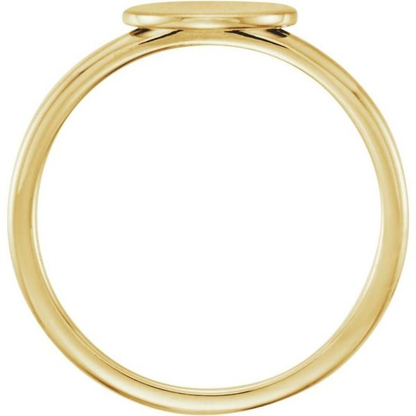 Be Posh® Engravable Signet Ring - Image 2