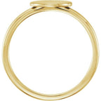 Be Posh® Engravable Signet Ring - Image 2