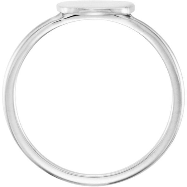 Be Posh® Engravable Signet Ring - Image 2