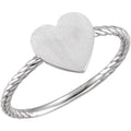 Be Posh® Engravable Rope Signet Ring