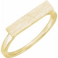 Rectangle Signet Ring
