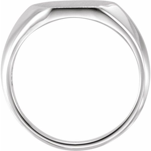 Geometric Signet Ring - Image 2