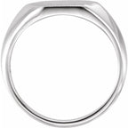 Geometric Signet Ring - Image 2