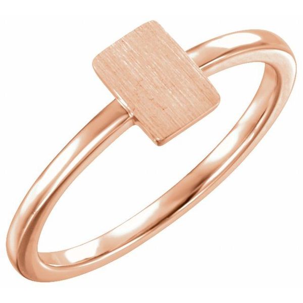 Rectangle Signet Ring
