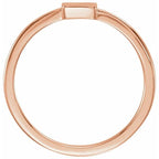Rectangle Signet Ring - Image 2