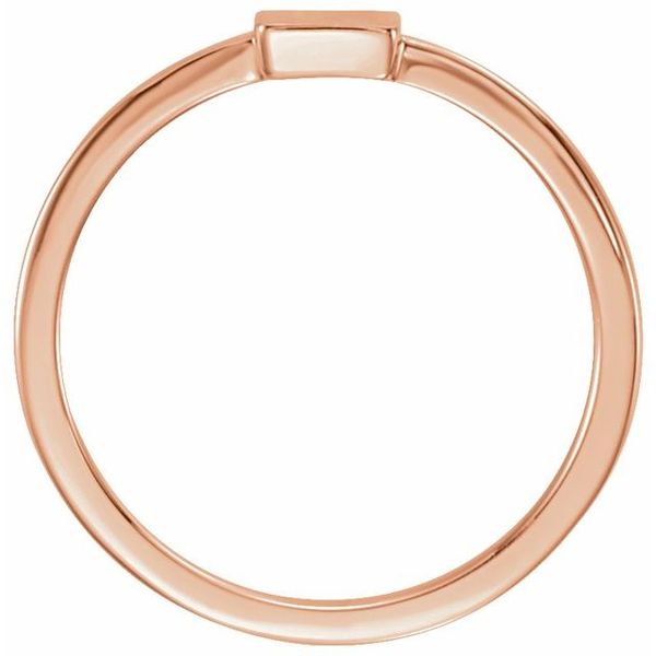 Rectangle Signet Ring - Image 2