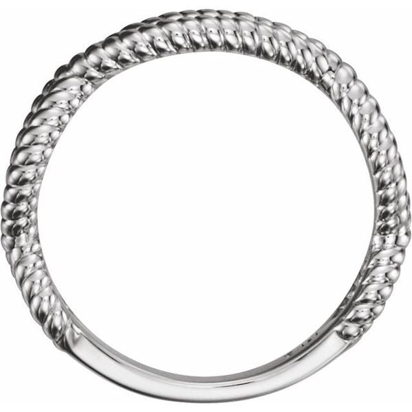 Criss-Cross Rope Ring - Image 2