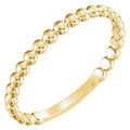 Stackable Beaded Ring