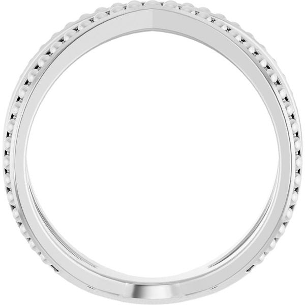 Beaded Criss-Cross Ring - Image 2