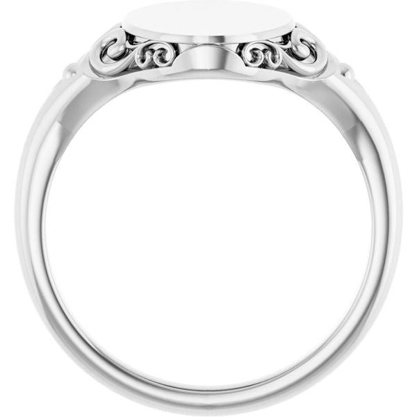 Oval Signet Ring - Image 2