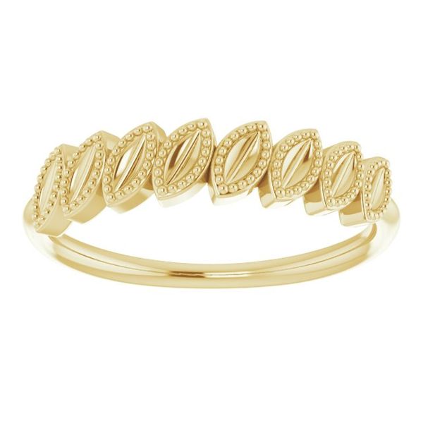 Granulated Leaf Ring - Image 3
