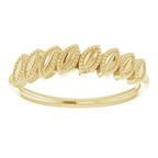 Granulated Leaf Ring - Image 3
