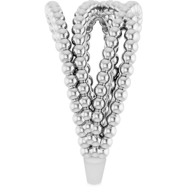 Beaded Criss-Cross Ring - Image 4