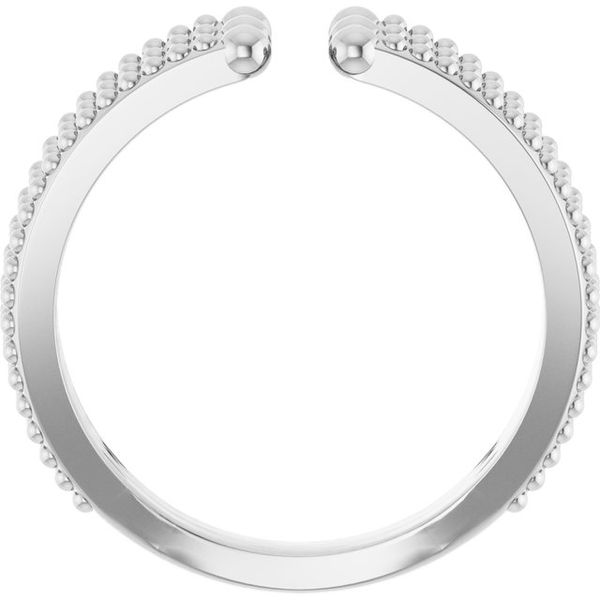 Beaded Negative Space Ring - Image 2