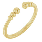 Negative Space Beaded Ring