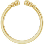 Negative Space Beaded Ring - Image 2