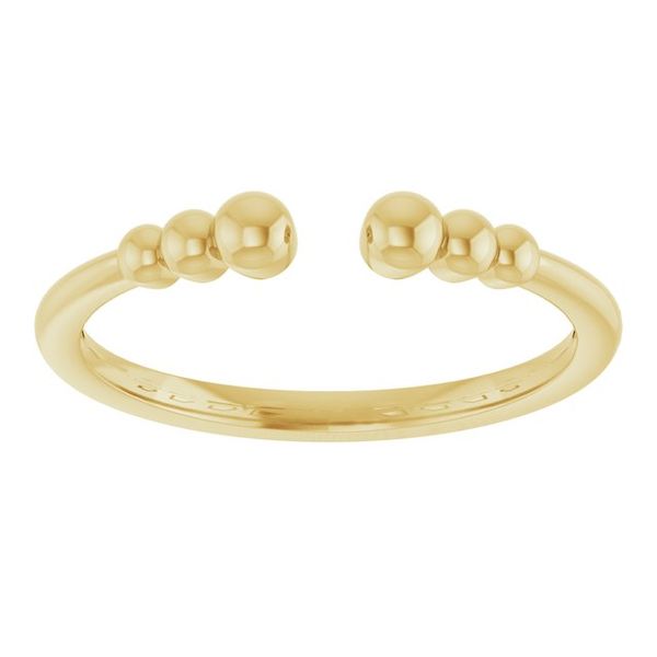 Negative Space Beaded Ring - Image 3