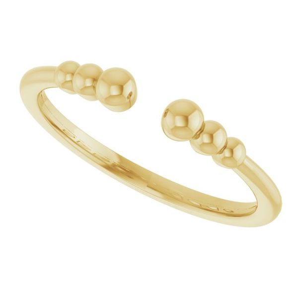 Negative Space Beaded Ring - Image 5